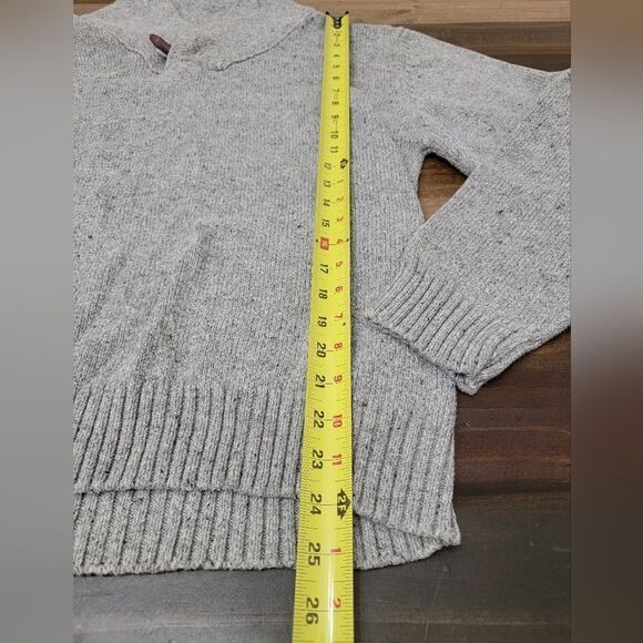 Urban Pipeline Pullover Shawl Toggle Collar Sweater Gray Cozy Men's Size L - Picture 5 of 6